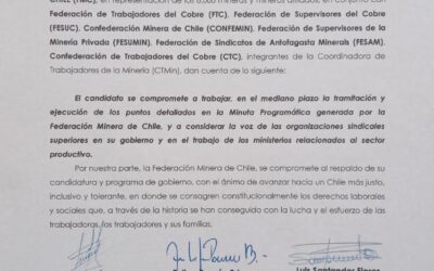 CTMIN formaliza Mesa Técnica con Ministerio del Trabajo