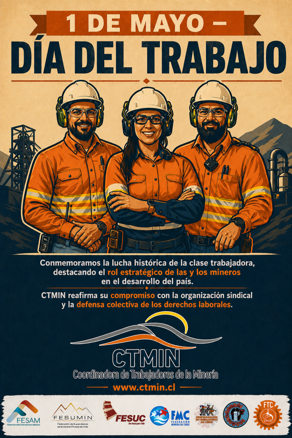 1 DE MAYO, DÍA INTERNACIONAL DE LAS Y LOS TRABAJADORES | CTMIN